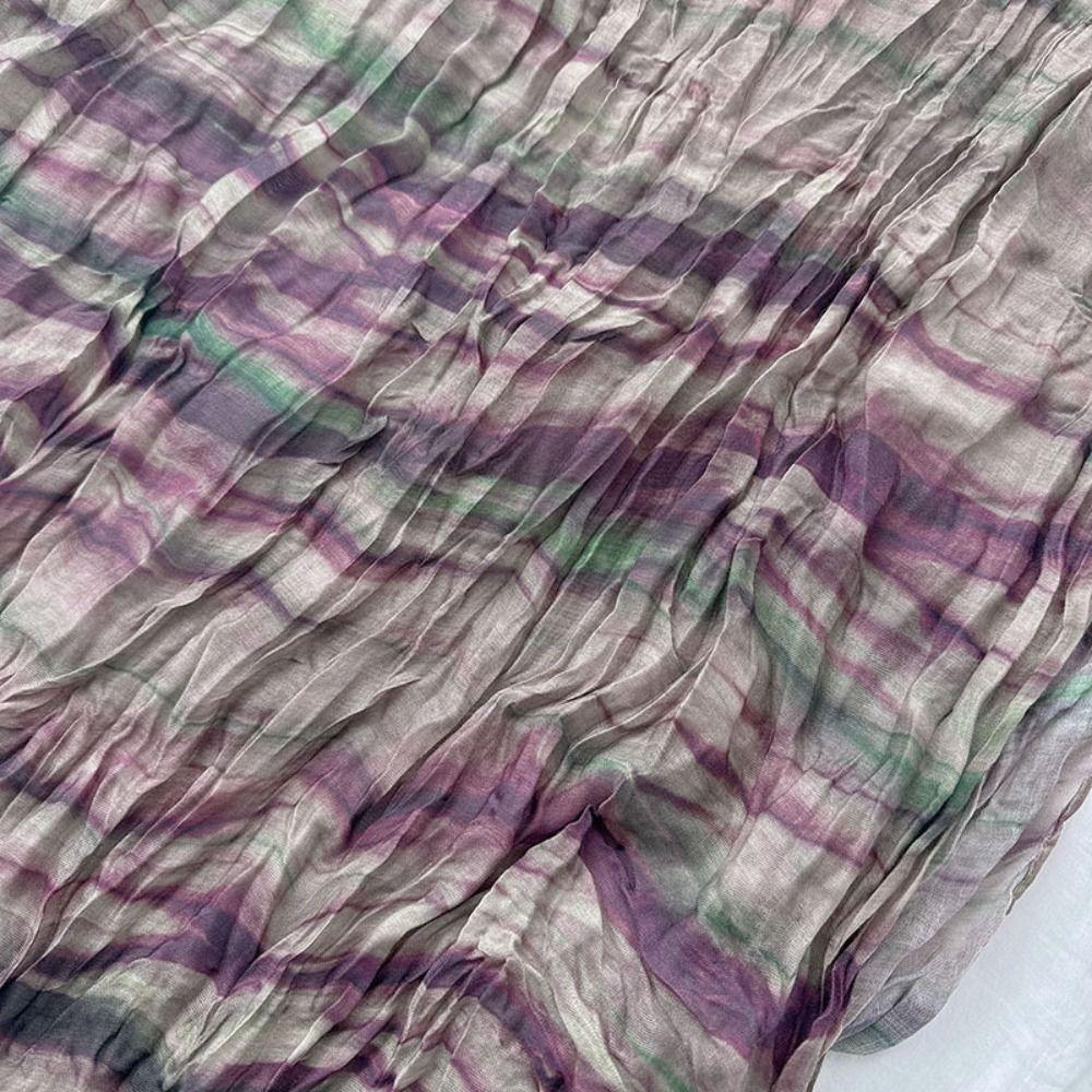 Folded Warm Scarf Cotton Neckerchief New Silk Scarf Autumn Winter