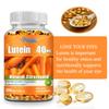 Lutein 40mg capsules, an eye-protecting vitamin supplement, supports eye health and relieves eye fatigue, 120 capsules.