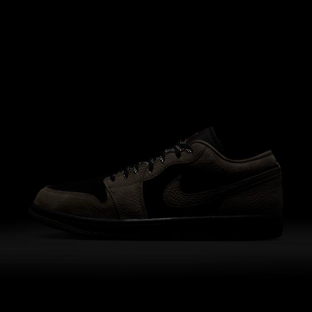 IB7109-005 Nike Air Jordan 1 Low Оливково-серый (Мужской)