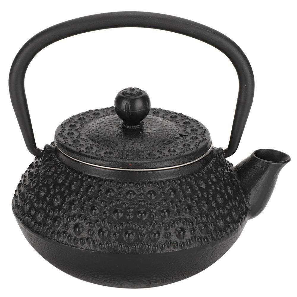 0.3L Cast Iron Teapot Raindrop Japanese Tetsubin Teapot Teapots Iron Tea Set For Restaurant