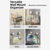 Transparent Kitchen Storage Box Suction Cup Storage Rack New Bathroom Shelves  Home Supplies
