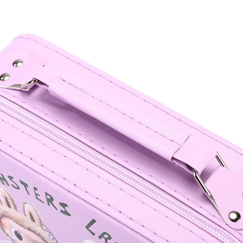 Милая мультяшная косметичка Labubu, многофункциональная ручная переносная сумка для хранения, маленькая квадратная сумка для подарков на день рождения детей