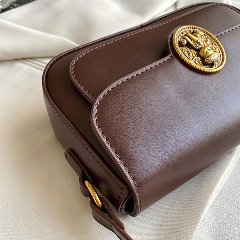 2024 Новая маленькая нишевая сумка под мышками, простая и модная сумка-багет, высококачественная ретро-сумка через плечо на одно плечо