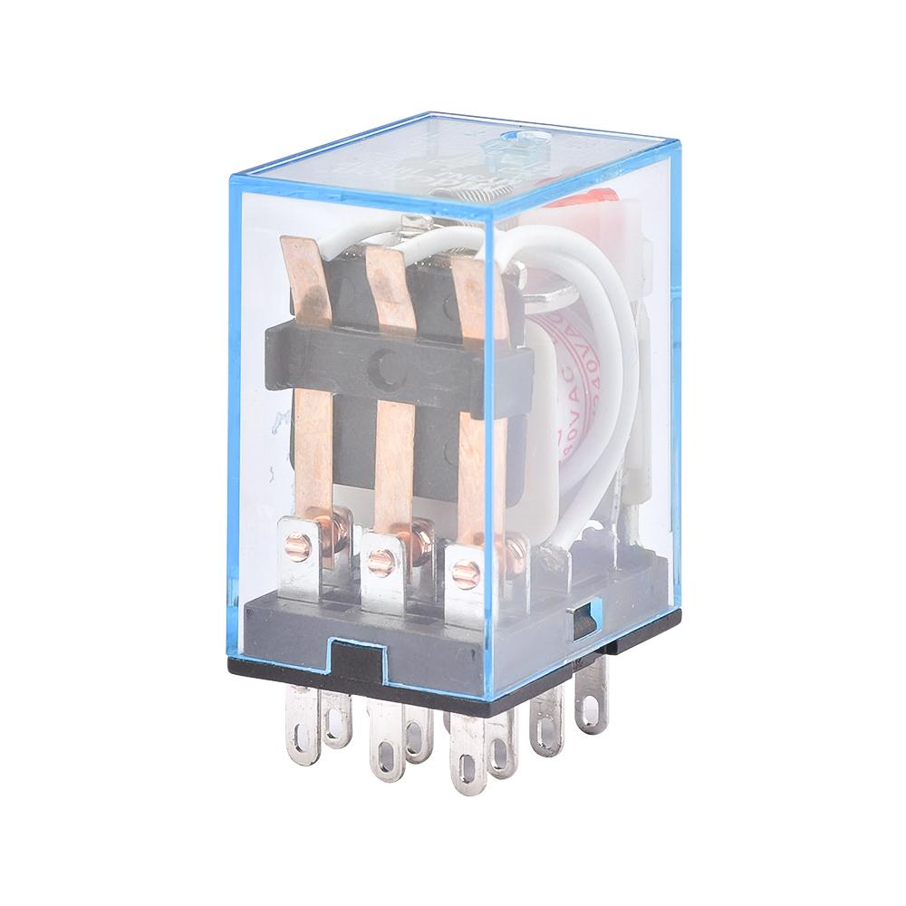 MY2NJ / MY3N Micro Small Intermediate Relay Electromagnetic Relay 8 Pin /11 Pin with Base AC110/220V DC12/24V