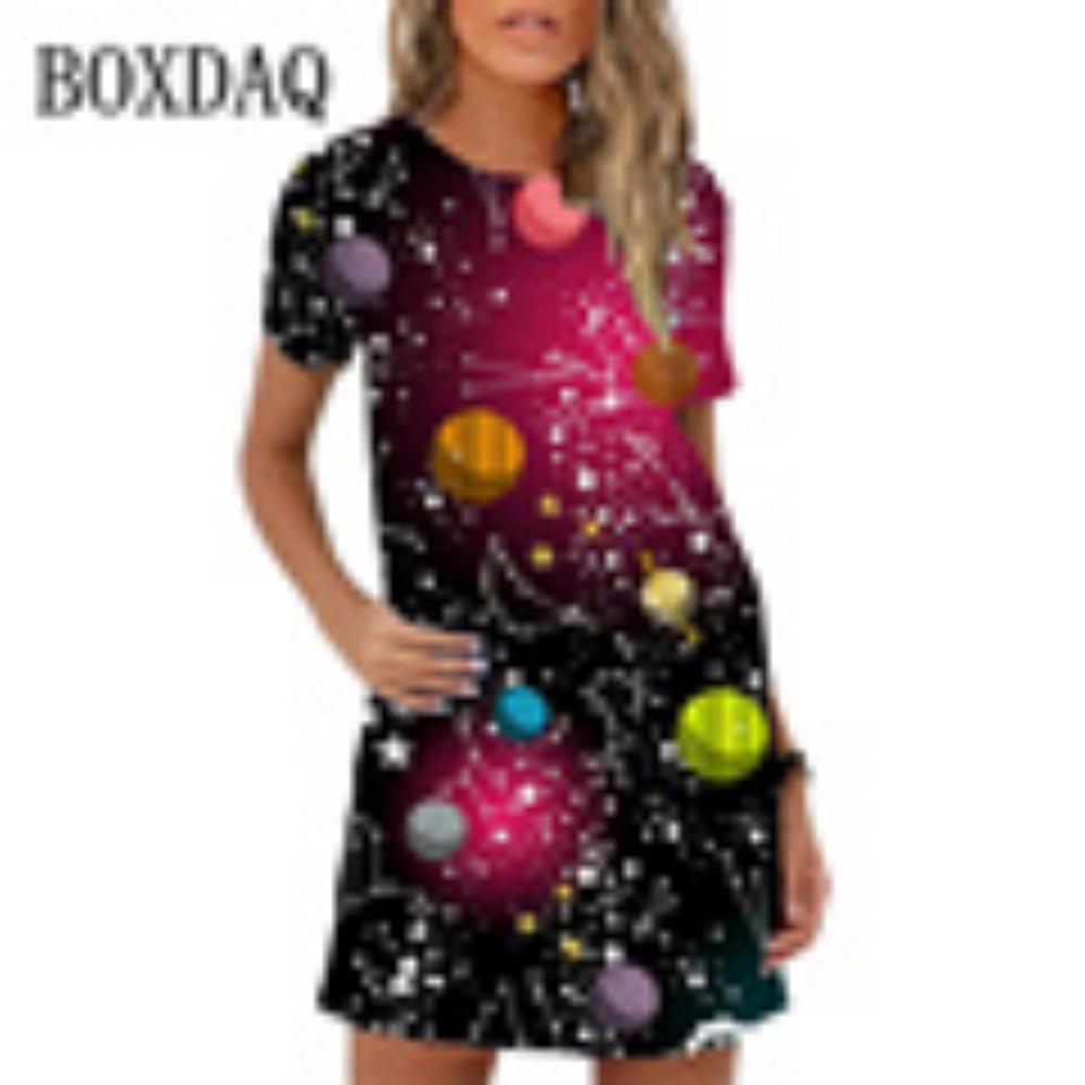 Милое женское повседневное мини-платье с рисунком животных из мультфильмов, с короткими рукавами, с собакой и кошкой, летнее новое женское платье-жилет