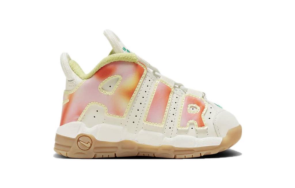 Nike Кроссовки Air More Uptempo с амортизацией, износостойкие, низкие, для малышей, Белые, Коричневые, для младенцев и малышей FB7707-100