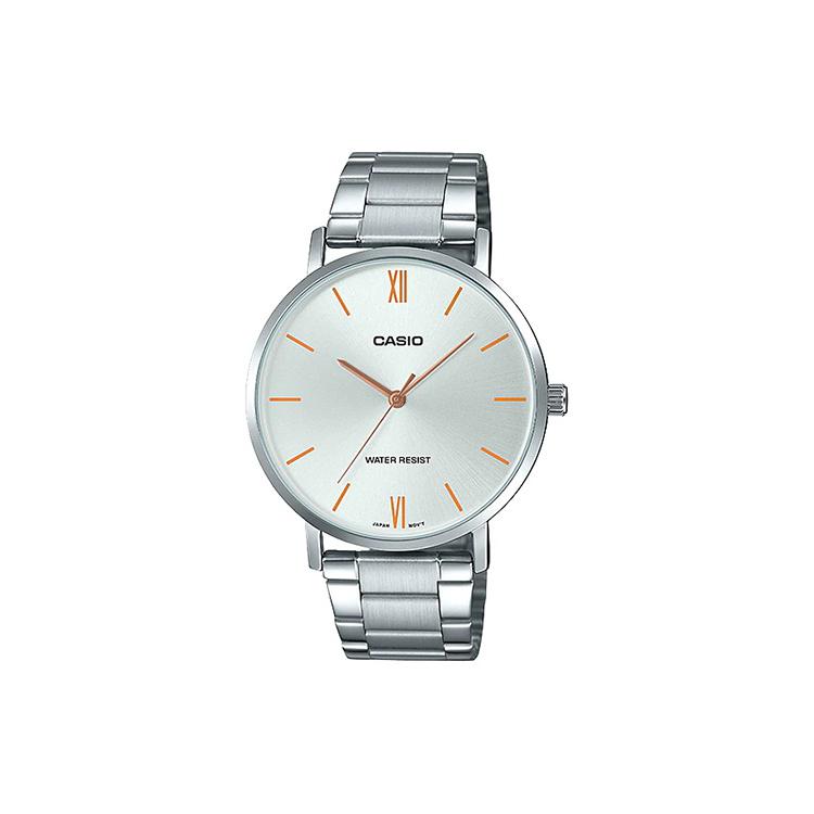 Casio Мужские часы стандартной серии Белые MTP-VT01D-7B MTP-VT01D-7B