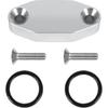 Upgrade 3/5"-Thick LS Billet Oil Port Adapter Oil Cooler Cover 1/8" NPT Turbo Oil Feed Line Auxiliary for LS1 LSX LS3 LQ4 LQ9 LR4 LS6 L33 LS2 LH6 L92