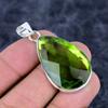 Peridot Gemstone Handmade 925 Sterling Silver Jewelry Pendant 1.89" M-3260
