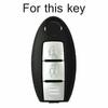 3 Button Flip Remote Smart Key Fob Silicone Skin Car Case Cover For Nissan Qashqai Skyline Juke Alissa X-trail Keyless Protector
