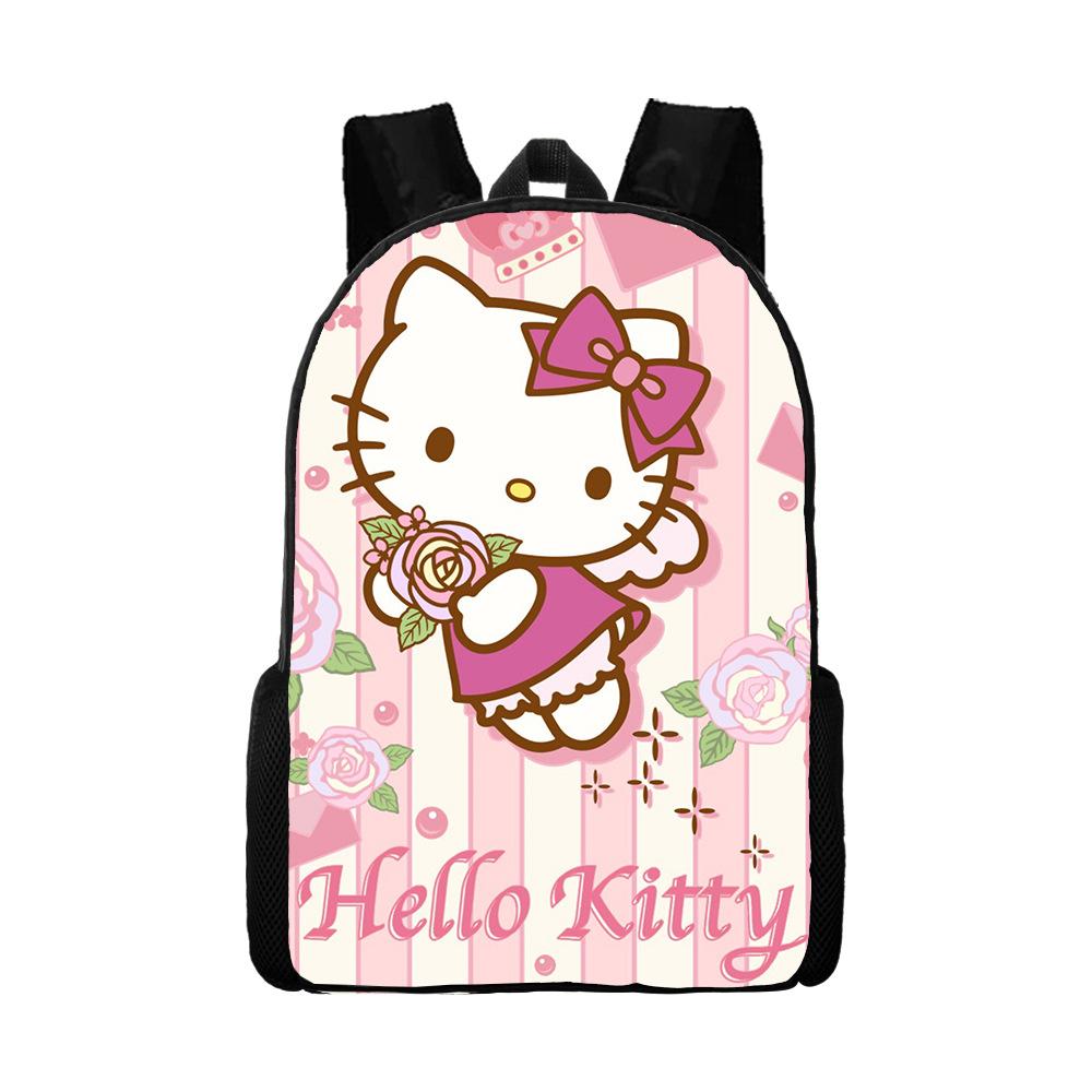 Мультяшный рюкзак Hello Kitty Школьная сумка Ello Kitty Рюкзак с цифровой печатью