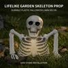 Halloween Realistic Skeleton Ornament with Movable Joints for Outdoor Yard Hallway Party Decoration 5