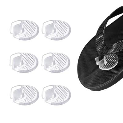 LIKENNY Накладки на пальцы ног, Предотвращают появление мозолей, Стельки для пальцев ног, 3 пары, Амортизация, Защитная лента, Прозрачные, Набор из 6 штук, для гэта-сабо, Облегчение боли в носу