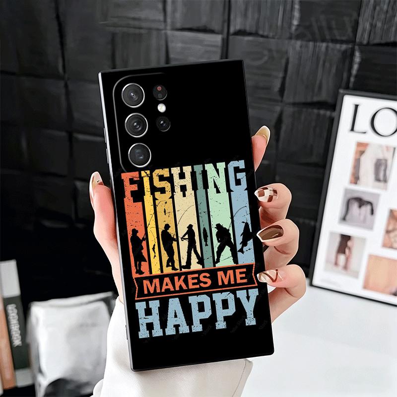 Hunting Fishing Man Soft Phone Case for Samsung Galaxy S26 S25 Edge S24 Ultra S23 Plus S22 S21 FE S20 Black Cover Back Shell