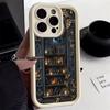 Чехол Для iPhone 16 Pro Max Силиконовый Чехол Для 15 14 13 12 11 7 8 Plus X XS XR SE Креативная Книжная Полка Ударопрочный Бампер Задняя Крышка