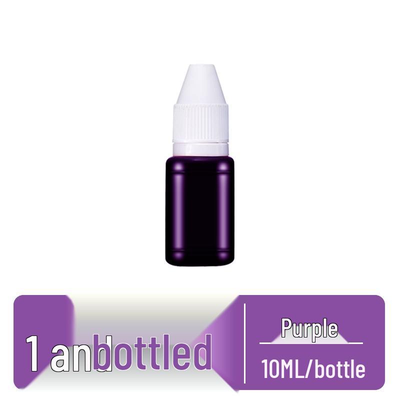 Быстросохнущая светочувствительная штемпельная подушка с чернилами для штампов - Красный, Черный, Синий, Фиолетовый, Зеленый Несмываемые чернила