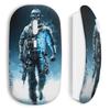 Wireless Mouse - MANIACASE - Blue Soldier - Color White - USB Wifi Dongle - Compatible Mac and PC