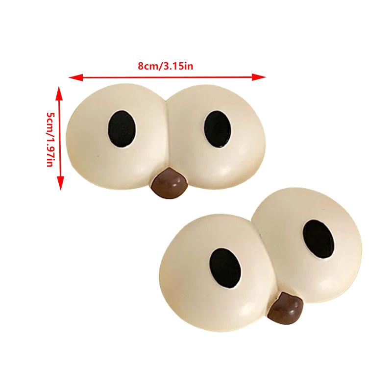 1 пара мультяшных забавных больших глазных пряжек для обуви, сделай сам, украшения для обуви, подвески для обуви, аксессуары для вечеринок, подарок для мальчиков и девочек