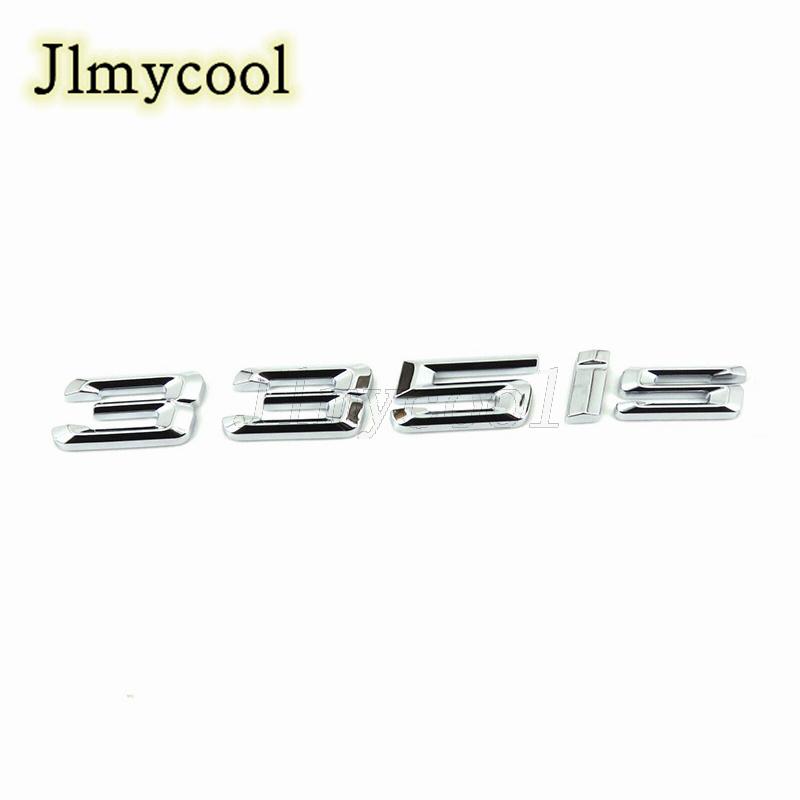ABAJ1 ABS Letter Number 325Ci 330Ci 645Ci 325xi 528xi 335ix Emblem for E46 E90 E91 E92 Sports Car Roadster Coupe Car Trunk Sticker
