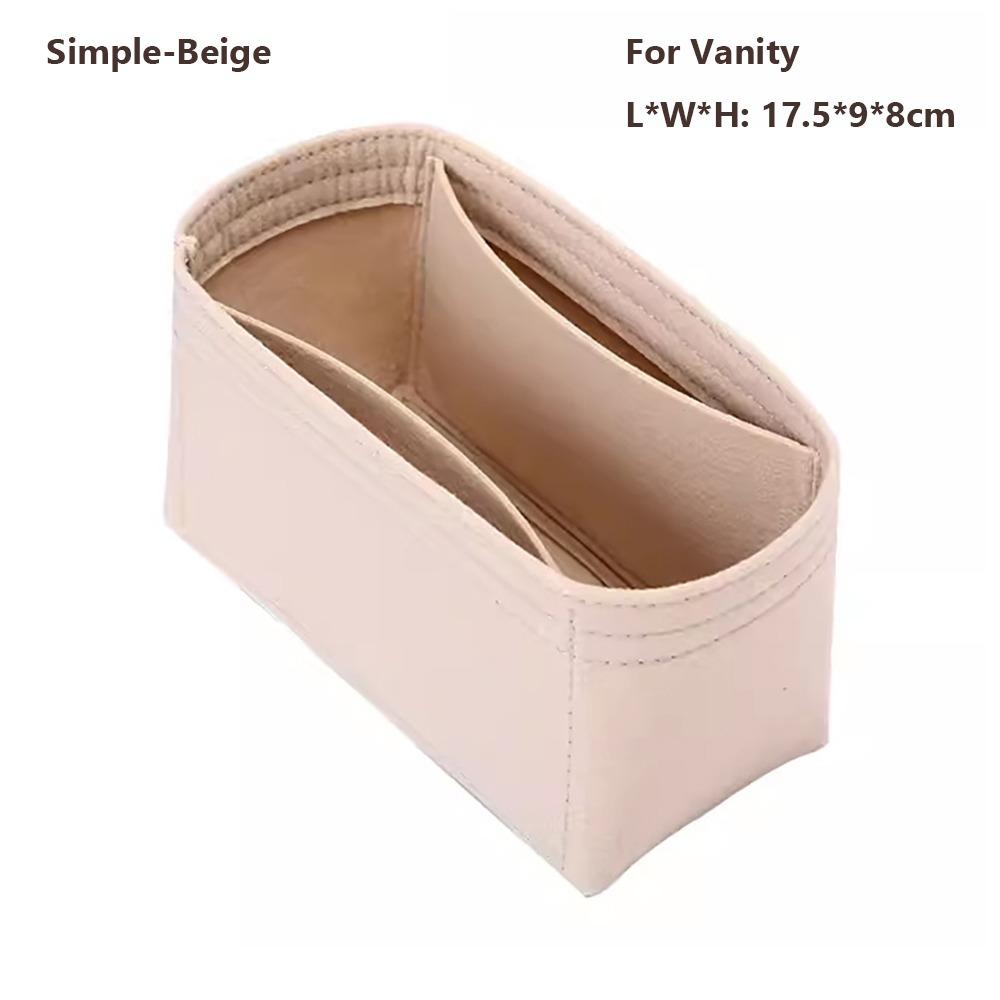 Фетровый органайзер-вставка для сумки, хранение, организация, подкладка для сумки, поддержка, портативная внутренняя сумка для LV Nice Nano/Mini/BB/Vanity