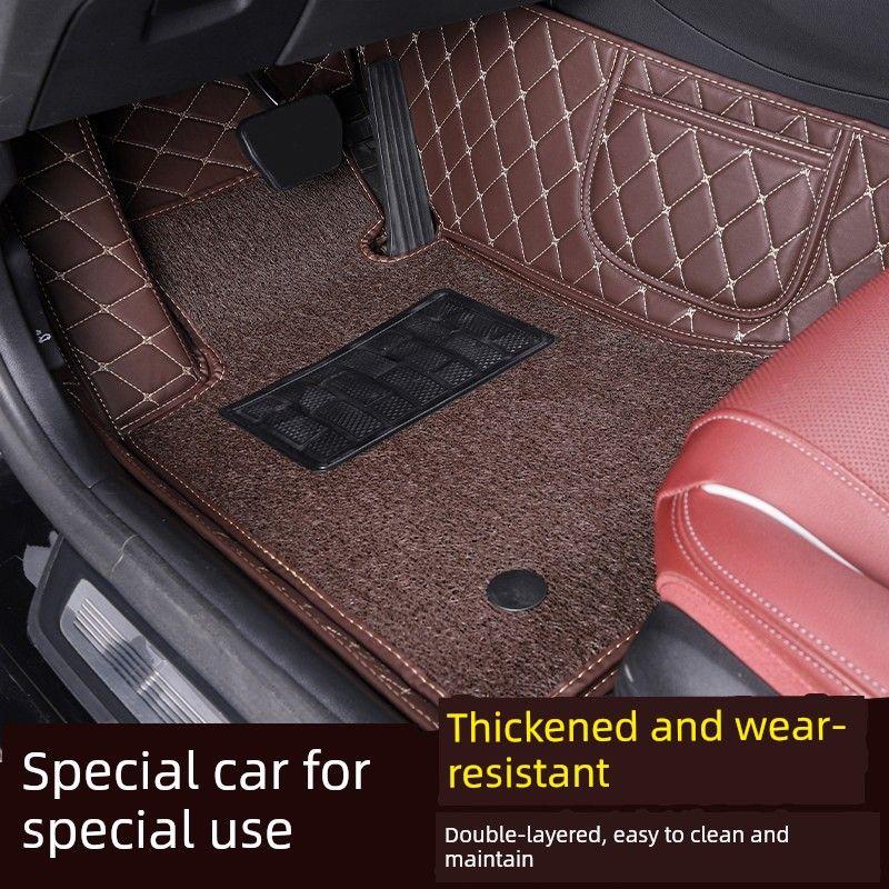 Byd S6 S7 Car Floor Mats, Full-Circle Silk Loop Mats for the Driver's Seat, and Dedicated Foot Mats for the Passenger Seat