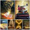 5D Diy Diamond Painting Fantasy Book Cross Stitch Kit Full Diamond Round Embroidery Mosaic Art Picture Rhinestone Decoration