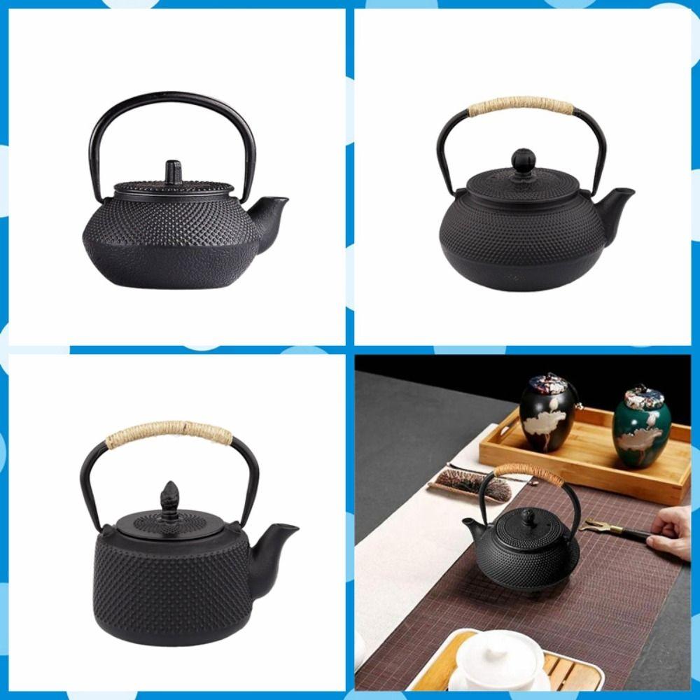 With Stainless Steel Infuser Cast Iron Pot Teapot Boiling Water Kettle Oolong Tea