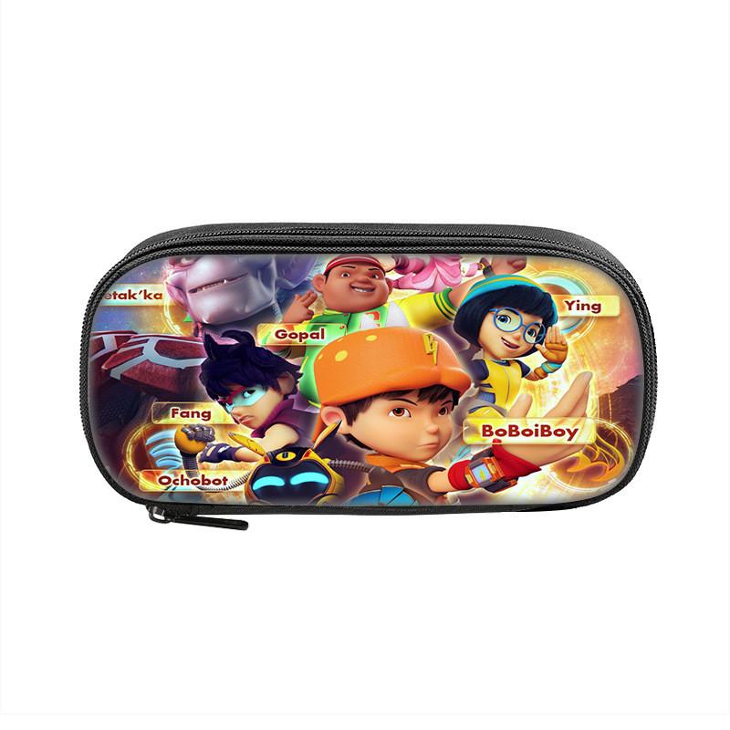 Пенал Boboiboy для детей, нейлоновая сумка для хранения с мультяшным дизайном