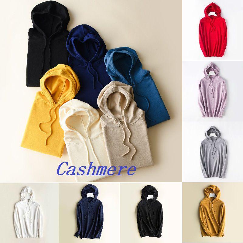 Women's Loose Sweater Knitted Soft Cashmere Hoodies Coat For Cozy Comfort