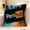 B-Pornhubs Чехол для офисной подушки Подушка для сиденья в машине 45x45 см Чехол для поясничной подушки Чехол для диванной подушки