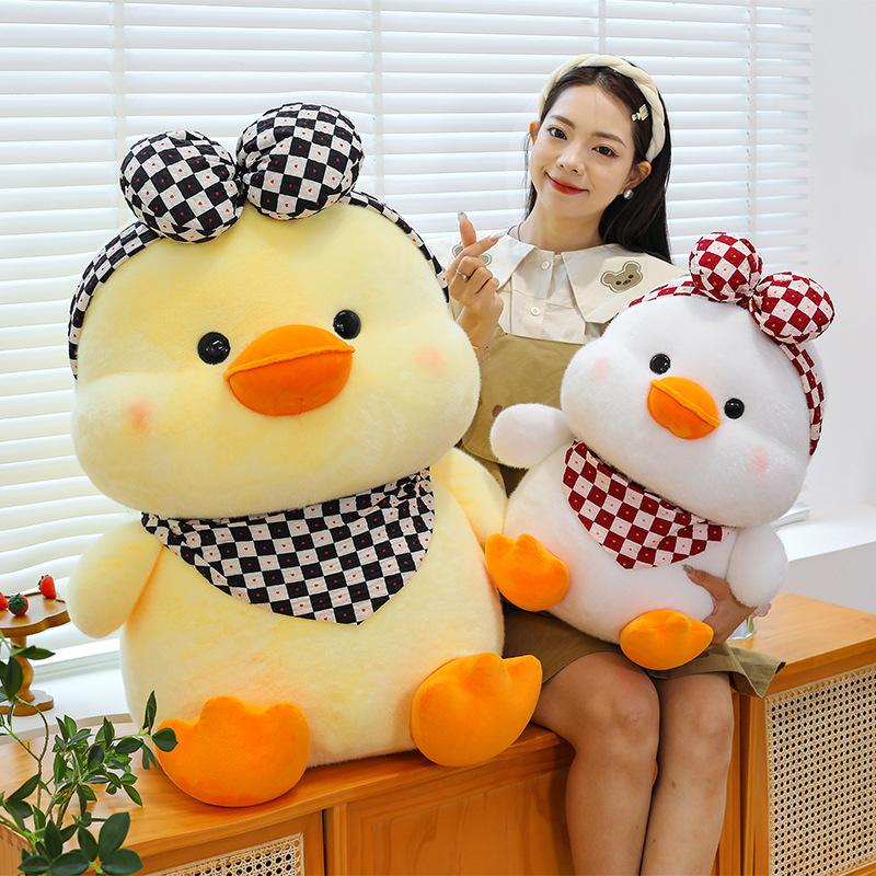 Kawaii Big Yellow Duck Мини плюшевые куклы игрушка Милые мягкие мультяшные игрушки для животных Подарки на день рождения для детей Дети Девочка