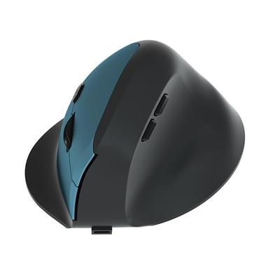 Эргономичная вертикальная USB 6 3 DPI Легкая и для Синей Мыши, для правой руки, беспроводная 2,4 ГГц, перезаряжаемая Type-C, тихая, кнопки, уровни, эргономичная,