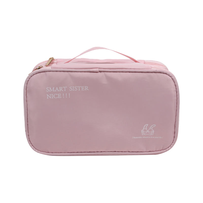 Двухслойная дорожная сумка для хранения вещей для деловых поездок, переносное нижнее белье, носки, большая вместительная сумка-органайзер