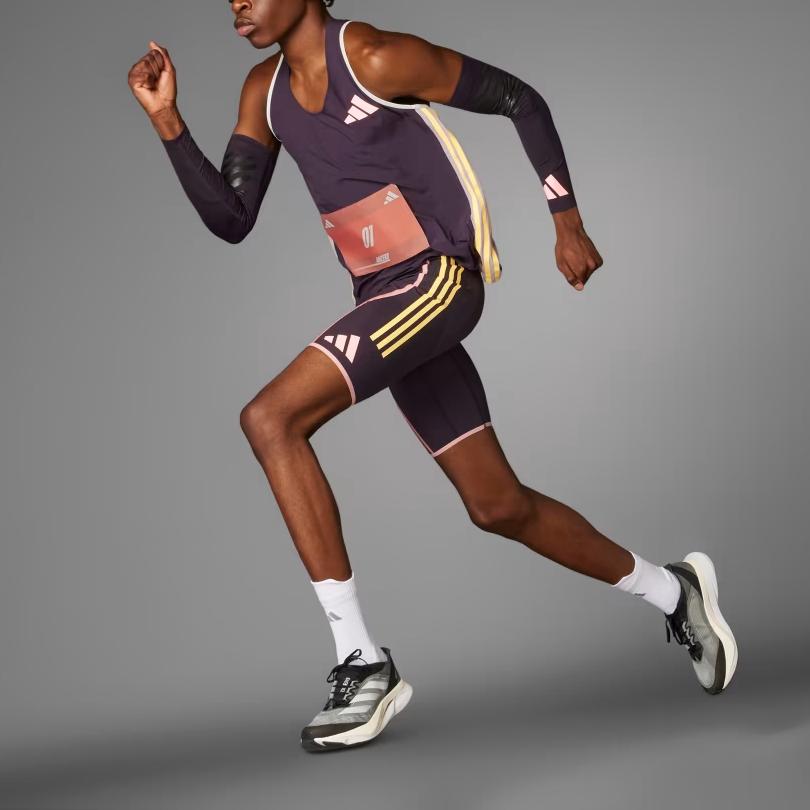 Adidas Adizero Promo Running Series Slim Fit Удобные повседневные спортивные шорты мужские шорты фиолетовые IN1119