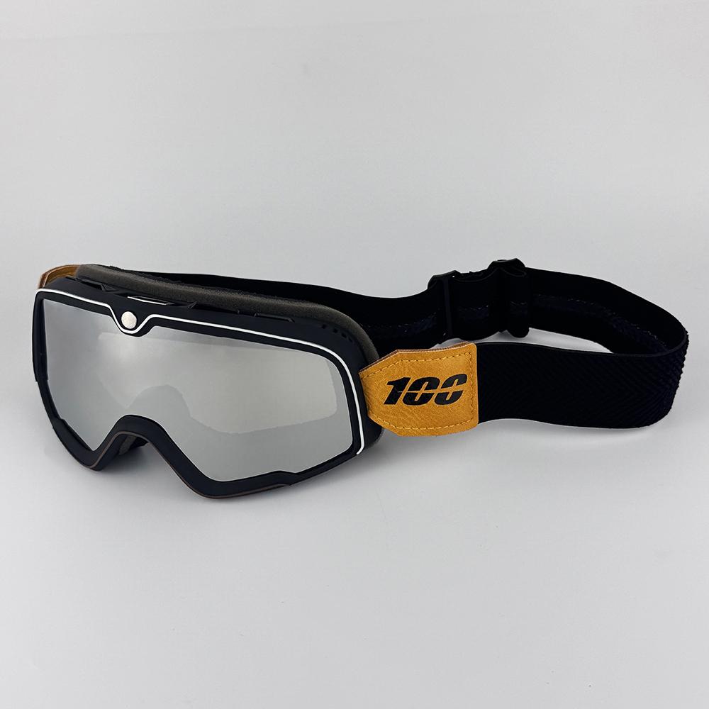 Retro Motorcycle Helmet Pilot Goggles Glasses Windproof Motocross Sunglasses Vintage Helmet Glasses Cycling Racing Cafe Racer2