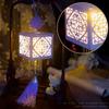 Chinese Style DIY Mid-Autumn Lantern With LED Light Handmade Lanterns   Party Decor