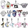 925 Sterling Silver Charms Beads Animal Pendant Dangle Fit Necklace Bracelet Gift Women Party
