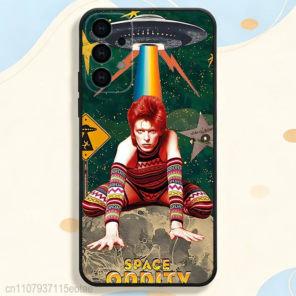 Чехол для телефона D-David Blackstar Bowie для Samsung S25, S24, S21, S22, S23, S30, Ultra, S20, Plus, Fe, Lite, 5G Черный