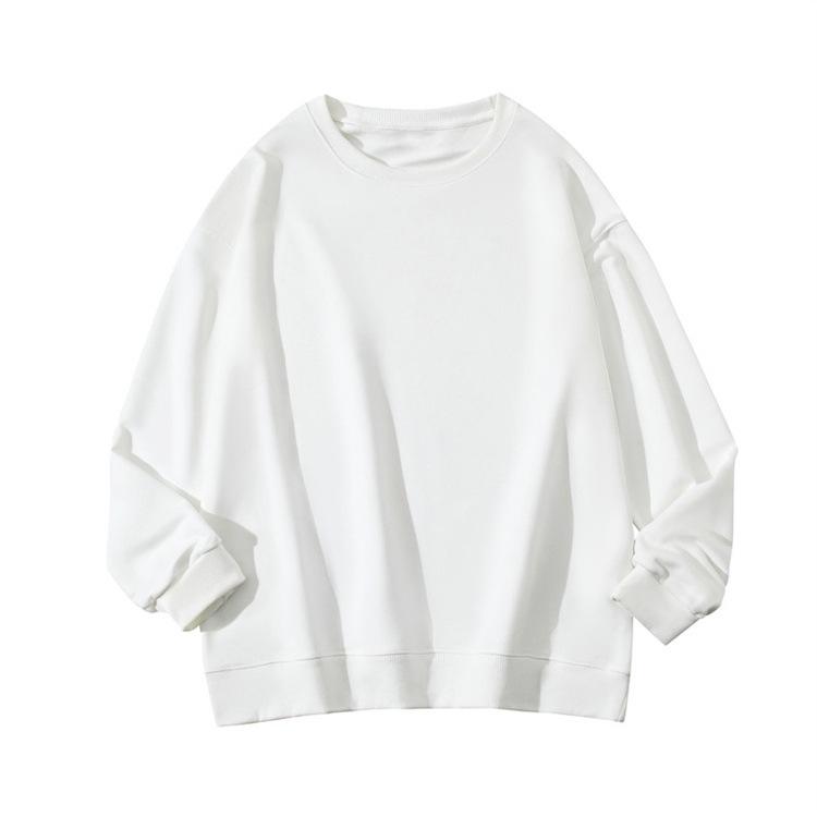 Autumn and winter fleece thickened sweater women's loose Korean version oversize long-sleeved top wear autumn clothes pullover jacket