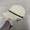 New straw equestrian hat women's spring summer outdoor travel visor versatile sunscreen temperament duck tongue straw hat