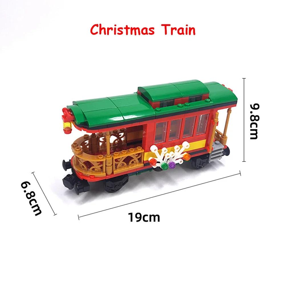 Criativo MOC Blocos de Construção para Crianças, Cidade Tanque, Trem de Carro, Trem de Carga, Lenha, Ferrovia, Ônibus Expresso