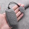 Sheepskin Leather 6 Buttons Car Key Case Cover Shell Fob For Hyundai Genesis GV70 GV80 GV90 2020 2025 2025 Auto Accessories