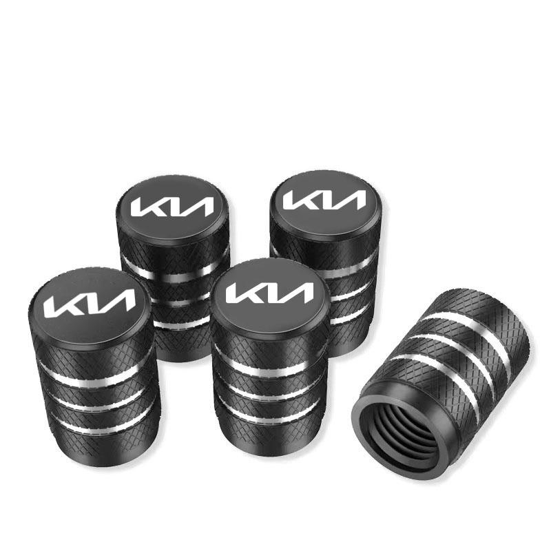 2026 Hot Car Sticker Car Tire Valve Caps Tyre Rim Stem Covers Dust Proof Decorative Universal Caps For KIA RIO 2 3 4 5 Xline x l