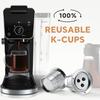 Stainless Steel Reusable K Cups Coffee Pods for Keurig 1.0 Universal Refillable K-Cup Coffee Filters with Brush Spoon Spoon BPA-Free Preserve