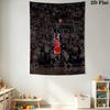 Chicago Bulls Court Threepiece Set 1 Duvet Cover 2 Pillowcase Without Core Duvet Cover And Pillowcase Christmas Birthday Gift