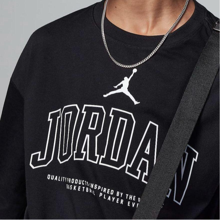 Jordan Kids T Shirts Crew Neck Moderate FZ1870-010