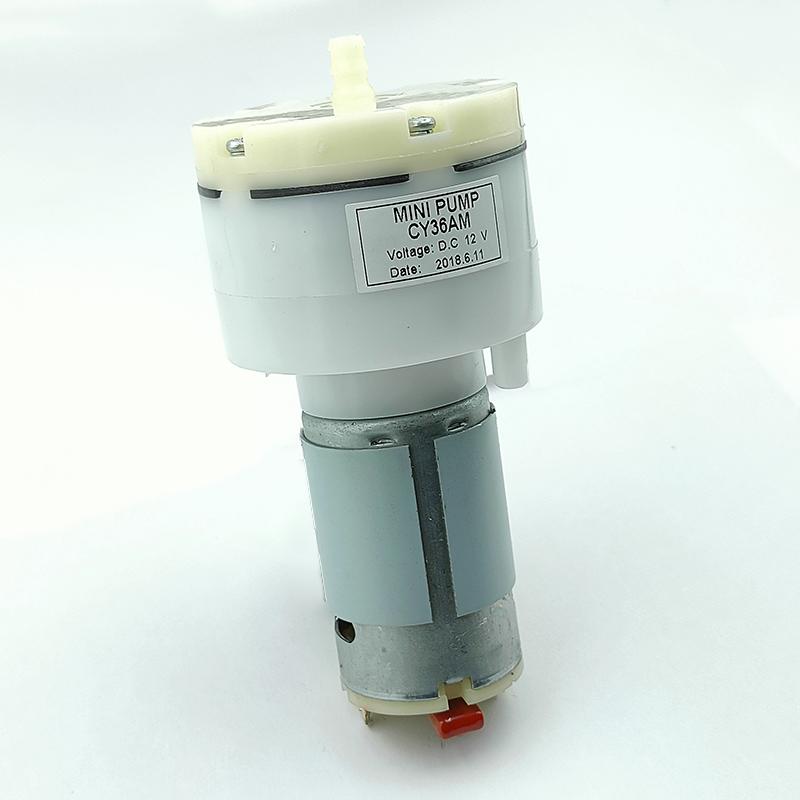 WP36C DC 12V 10L/M -60KPa Large Flow Mini 555 Motor Vacuum Air Pump Negative Pressure Suction Diaphragm Pump DIY Packer Inflator