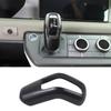 For Land Rover Defender 90 110 130 -2023 ABS Matte Black Car Gear Shift Head Cover Trim Sticker Auto Interior