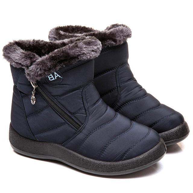 Зимние сапоги высокого качества, женские сапоги, обувь для матери, непромокаемые ботильоны, женские непромокаемые теплые меховые сапоги