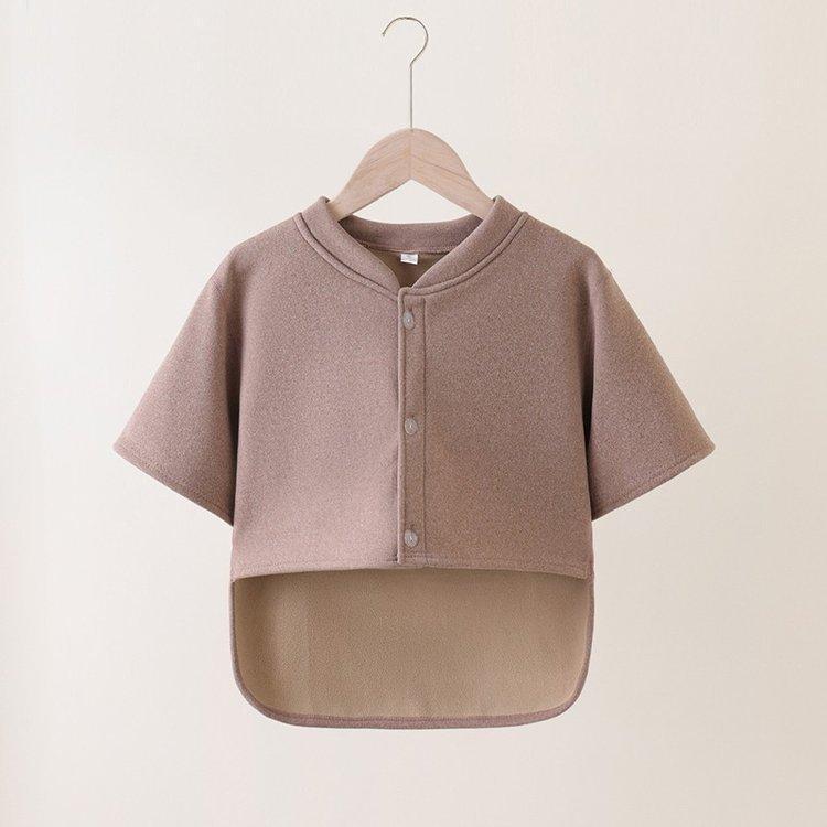 Бархатный кардиган для беременных: Защита плеч и талии, Короткий рукав, Теплая пижама для осени и зимы